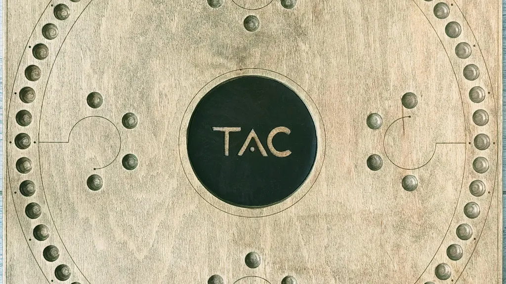 TAC board from above at the start of a match